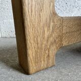 Display and plant holder in solid oak by Guillerme and Chambron for Votre Maison