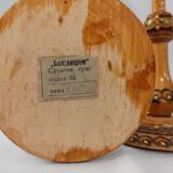 Lot of Russian wooden candle holders