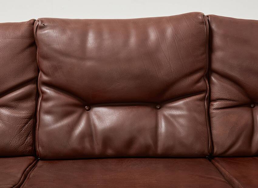 Pierre Chapo S32 Leather Sofa for Atelier Chapo France 1960s