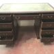 Desk style english mahogany and mahogany flat