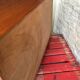 Vintage sideboard feet compass 1960's