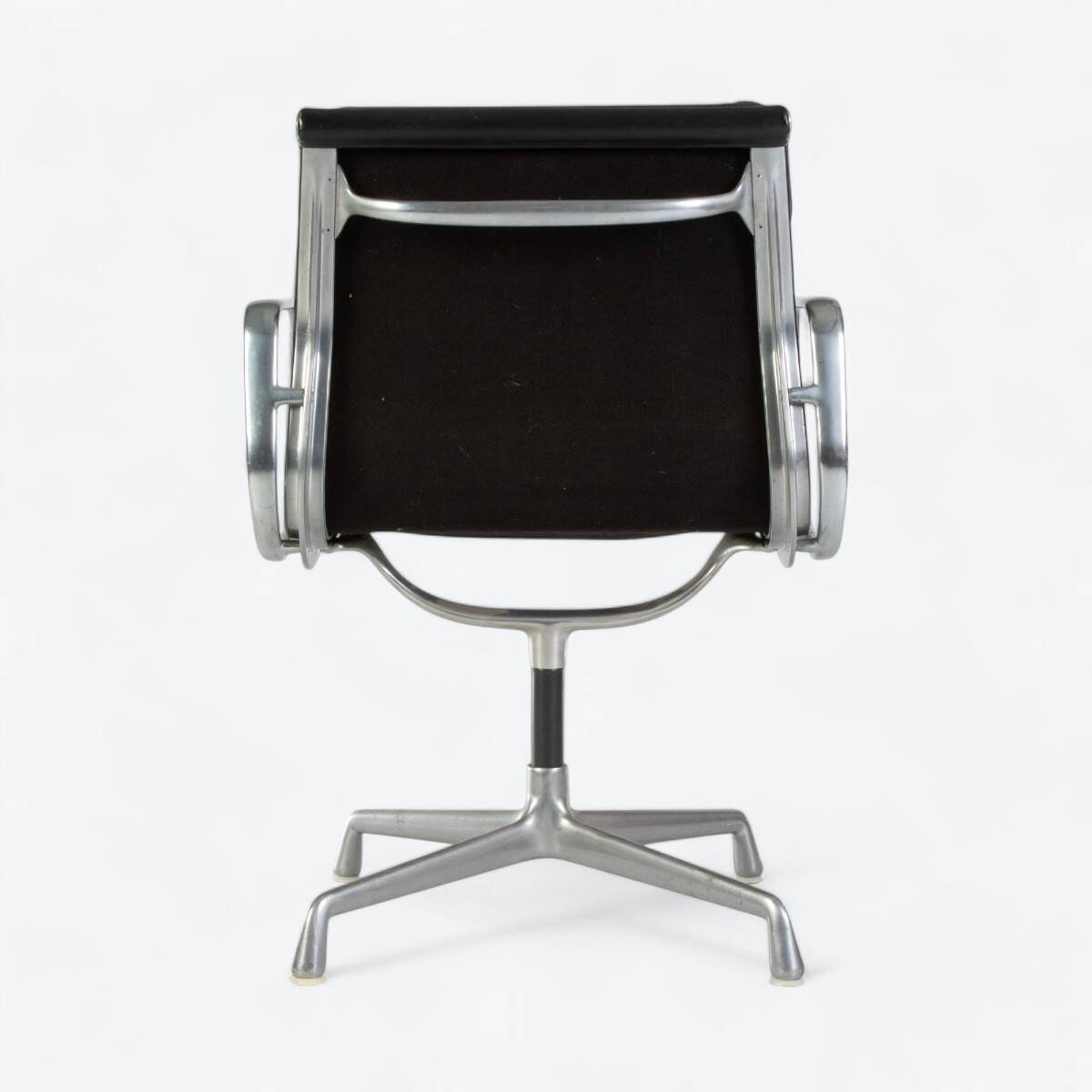 Black Herman Miller Original Eames EA408S ‘Soft Pad’ Desk Aluminium Chair