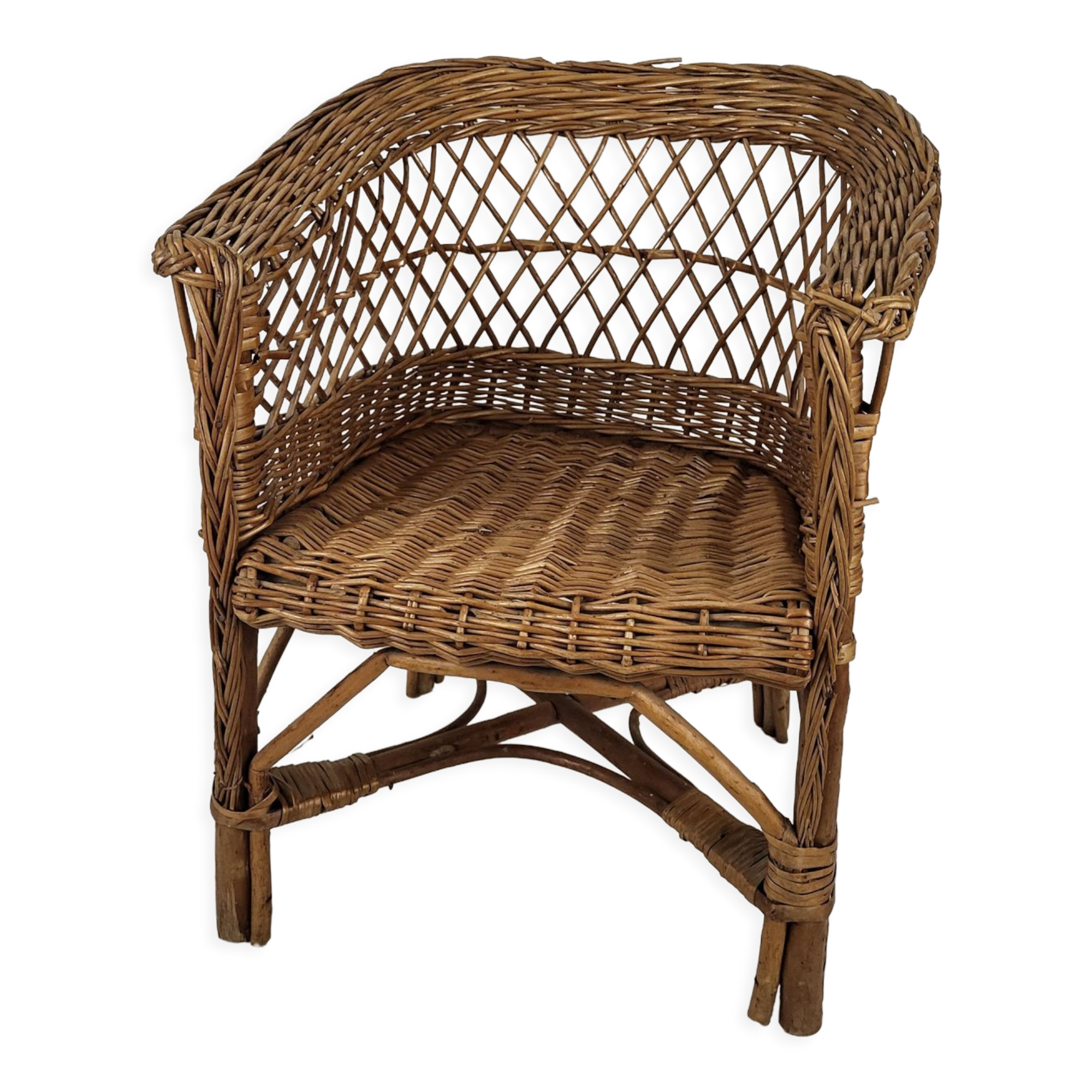 Wicker children's chair