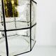 Iron and glass suspension lamp by Glashtte Limburg, 1960s