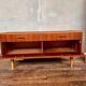 Enfilade vintage en teck meuble tv hi-fi