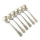 Art Deco brass ice cream spoons, 1950s, set of 6