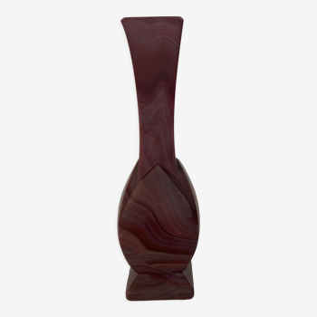 Vase soliflore pate de verre Art Nouveau signé Sèvres