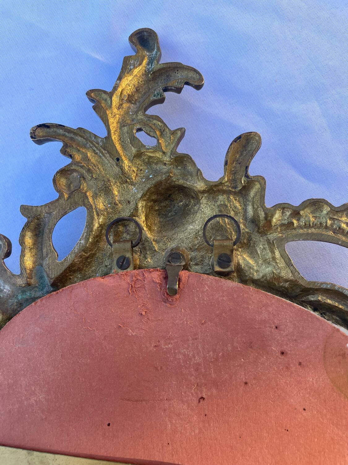 Miroir en bronze, XXème s.