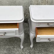 Pair of bedside tables, Louis XV style, vintage, 1960s