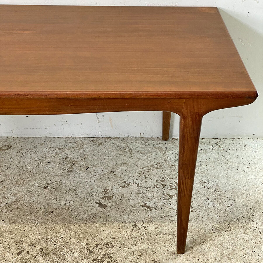 Scandinavian dining table extendable vintage 60's