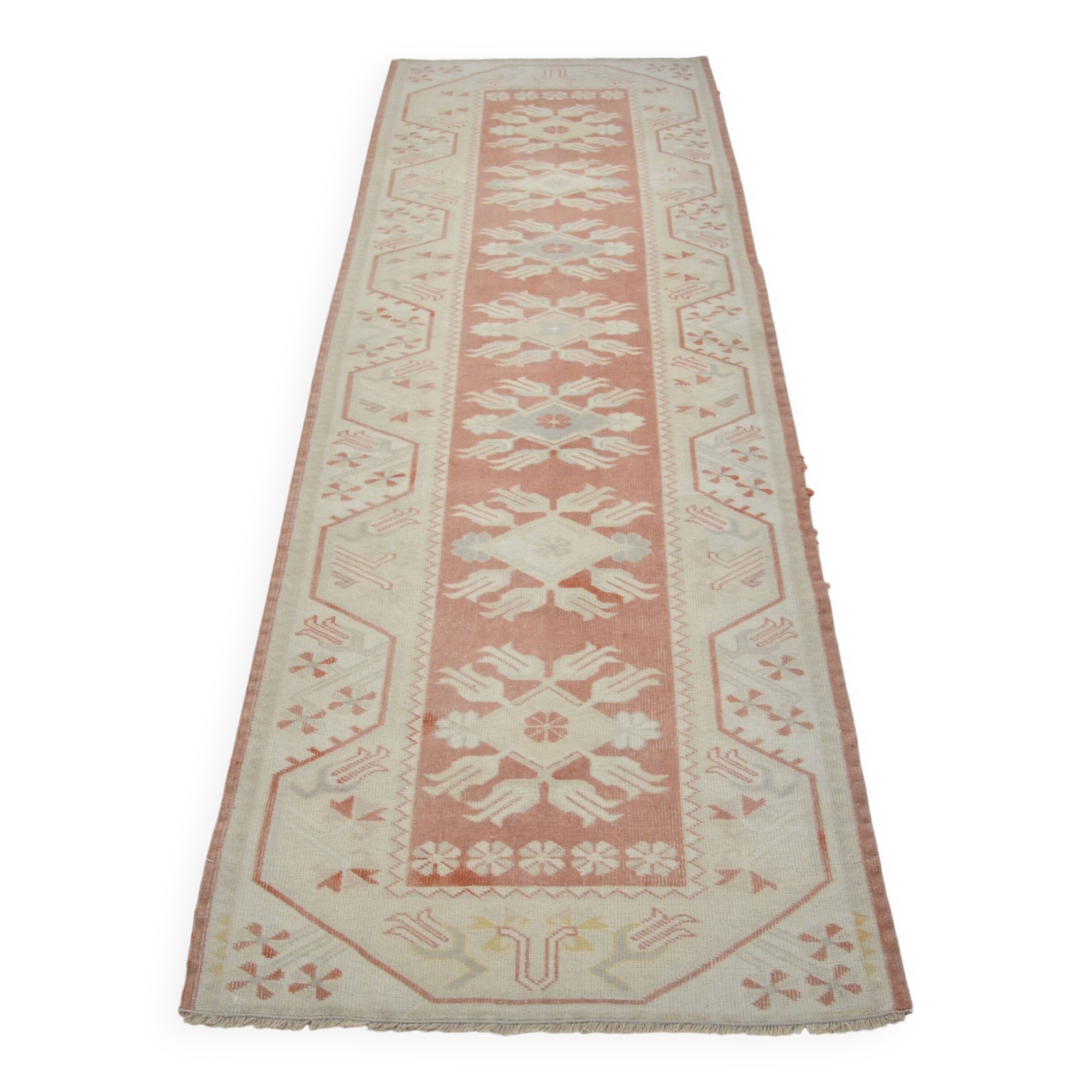 Vintage Oushak Runner Rug sku 3537