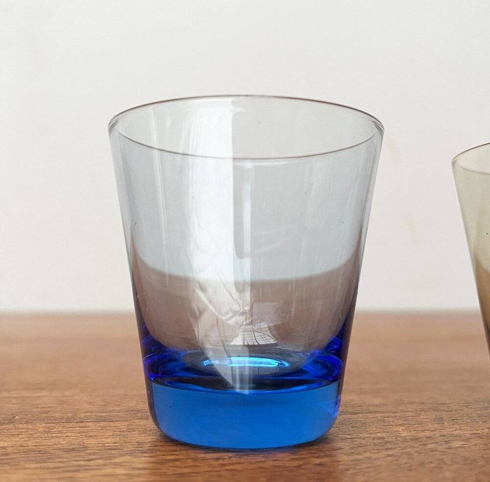 Coloured Shot Glasses German Mid-Century, 1960s, Set of 6