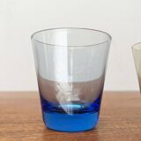 Coloured Shot Glasses German Mid-Century, 1960s, Set of 6