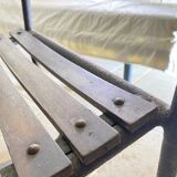 table en chêne et de 5 chaises en bois