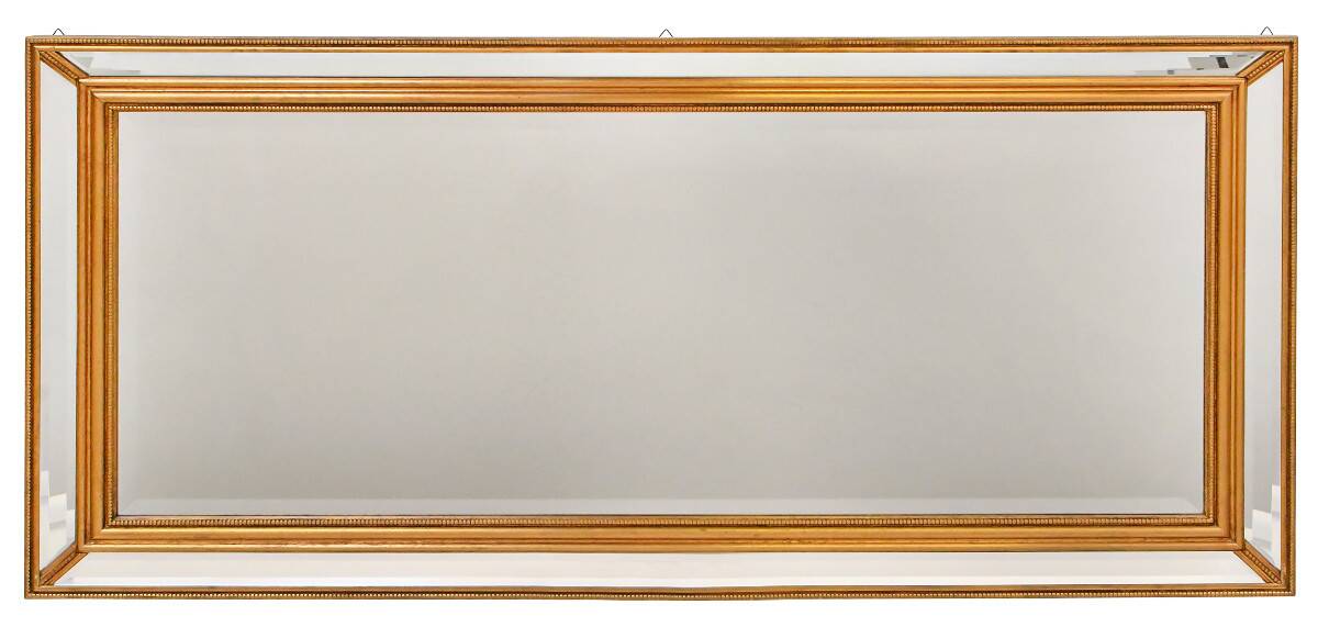 Rectangular mirror Deknudt with bevelled edges