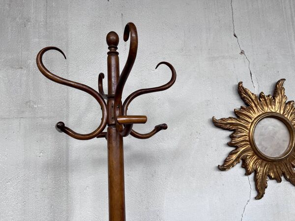 Porte chapeau porte manteau bistrot perroquet vintage rétro deco bar restaurant cafe old furn