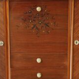 Rosewood and rosewood sideboard in the style of Jules Leleu