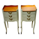 Pair of antique bedside tables
