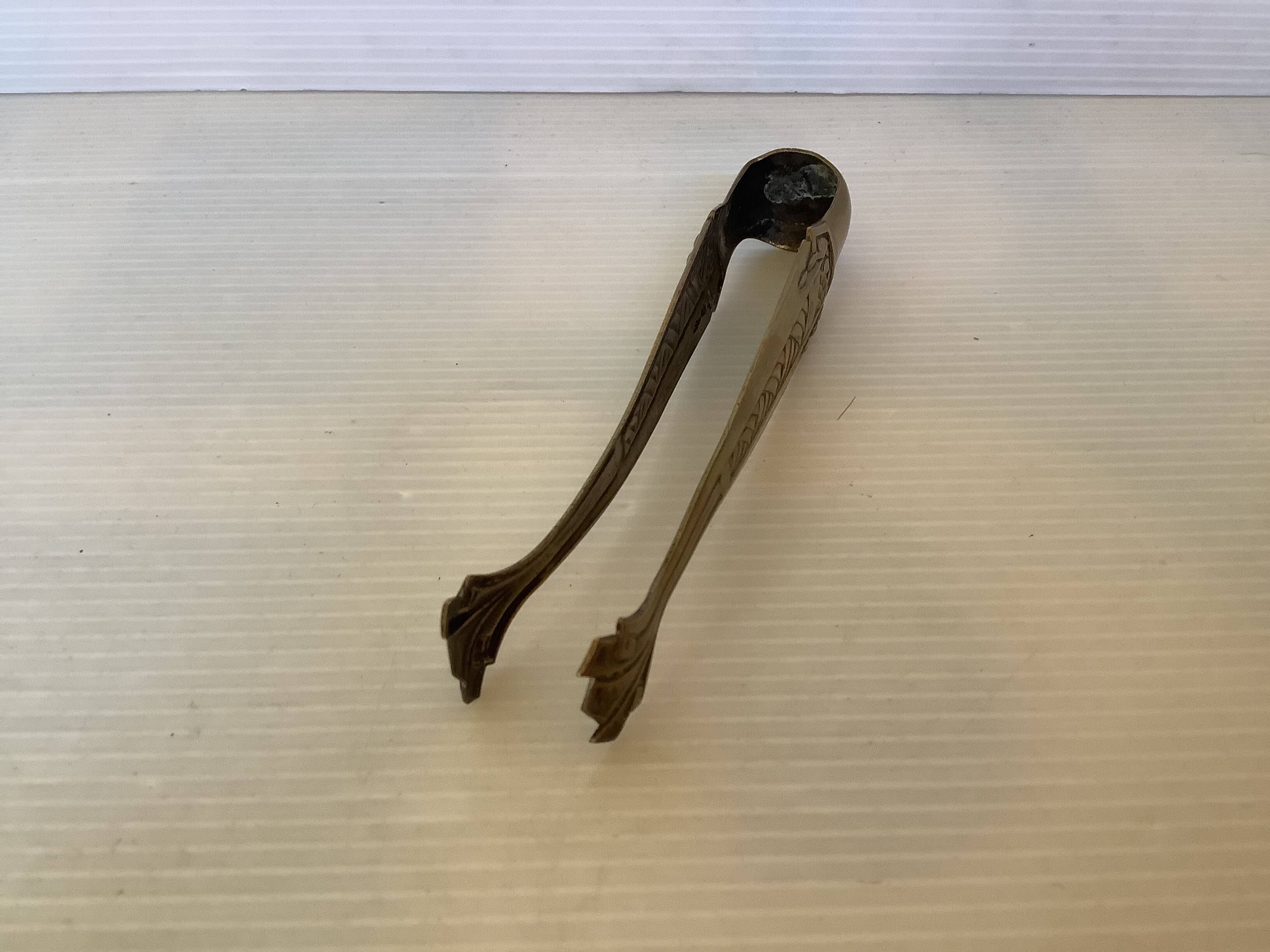 Antique art deco sugar tongs