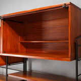 Scandinavian wooden bookcase from the 1960s