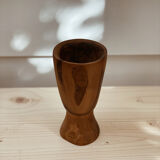Wooden vase