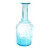 Vintage glass carafe in light blue blown glass 22cm