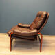 Fauteuil en cuir scandinave Gota Mobler