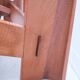Pair of solid Lebanese cedar armchairs