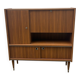 Vintage Scandinavian high buffet in Zebrano.