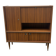 Vintage Scandinavian high buffet in Zebrano.