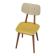Yellow wooden chair TON Bystrice (Thonet) 1970