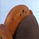 Brutalist rocking chair in Wasa pine