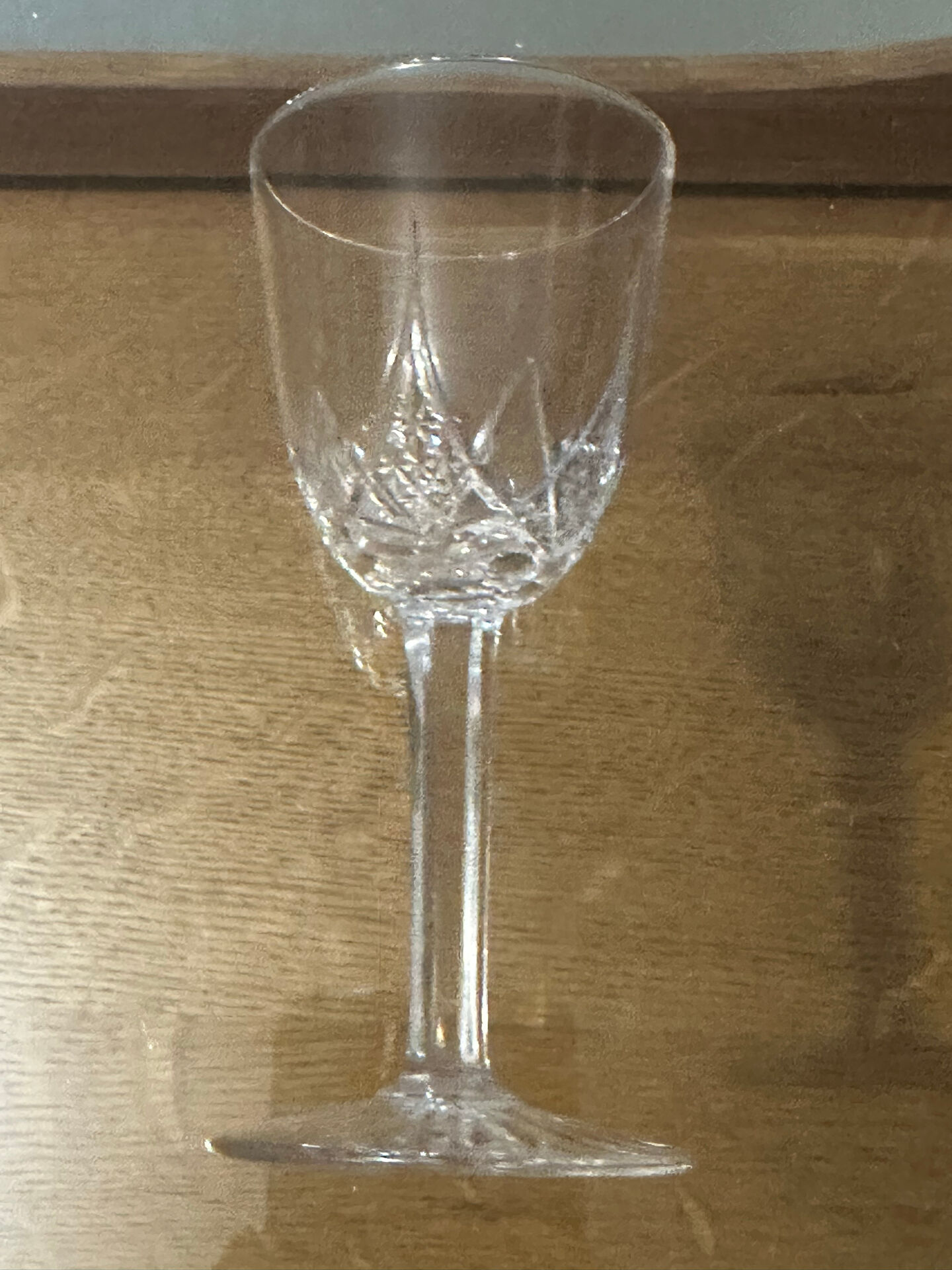 12 Baccarat crystal glasses stamped model Epron H 12.2 cm
