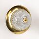 Brass and Crystal Ceiling Lamp from the 1960s by Tyringe for Orrefors, Sweden