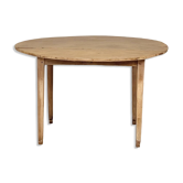 Restored solid oak round table