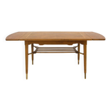 Extendable teak coffee table, Swedish Modern, Sweden, 1940