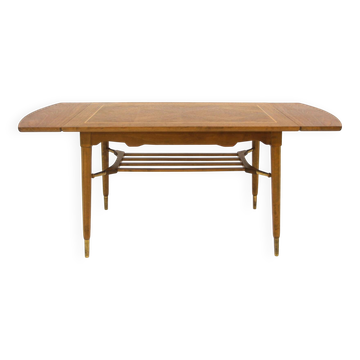 Table basse extensible en teck, Swedish Modern, Suède, 1940