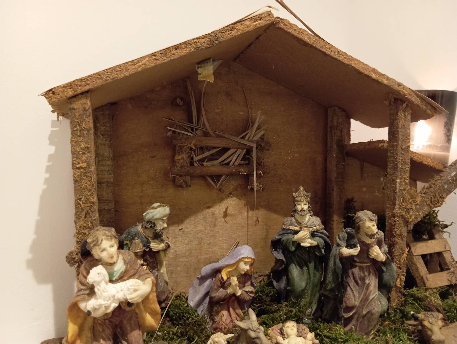 Vintage Christmas Nativity Scene