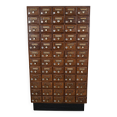 Armoire d'apothicaire/d'épargne vintage en chêne allemand, années 1950
