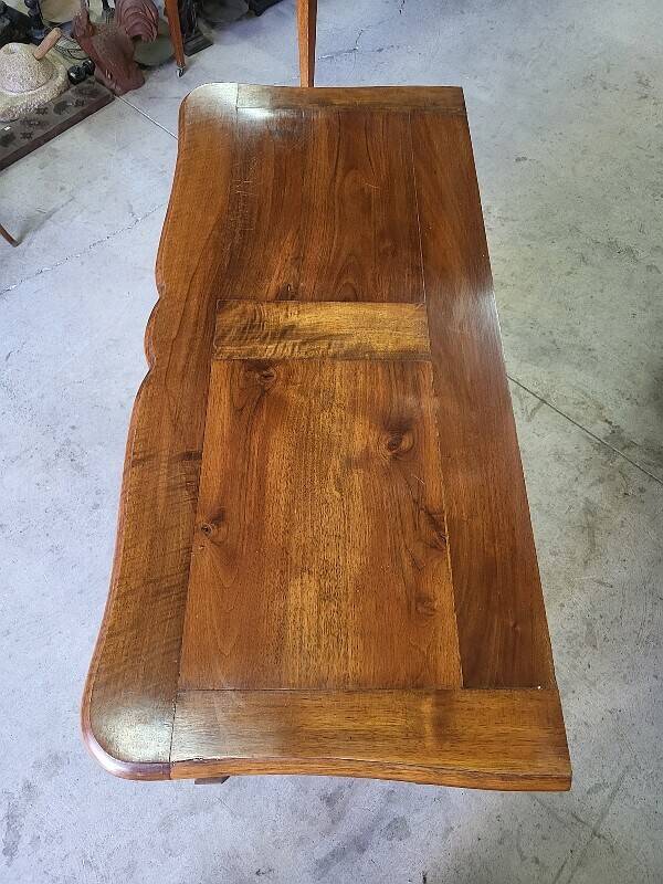Louis XV walnut chest of drawers with 3 drawers from 1960