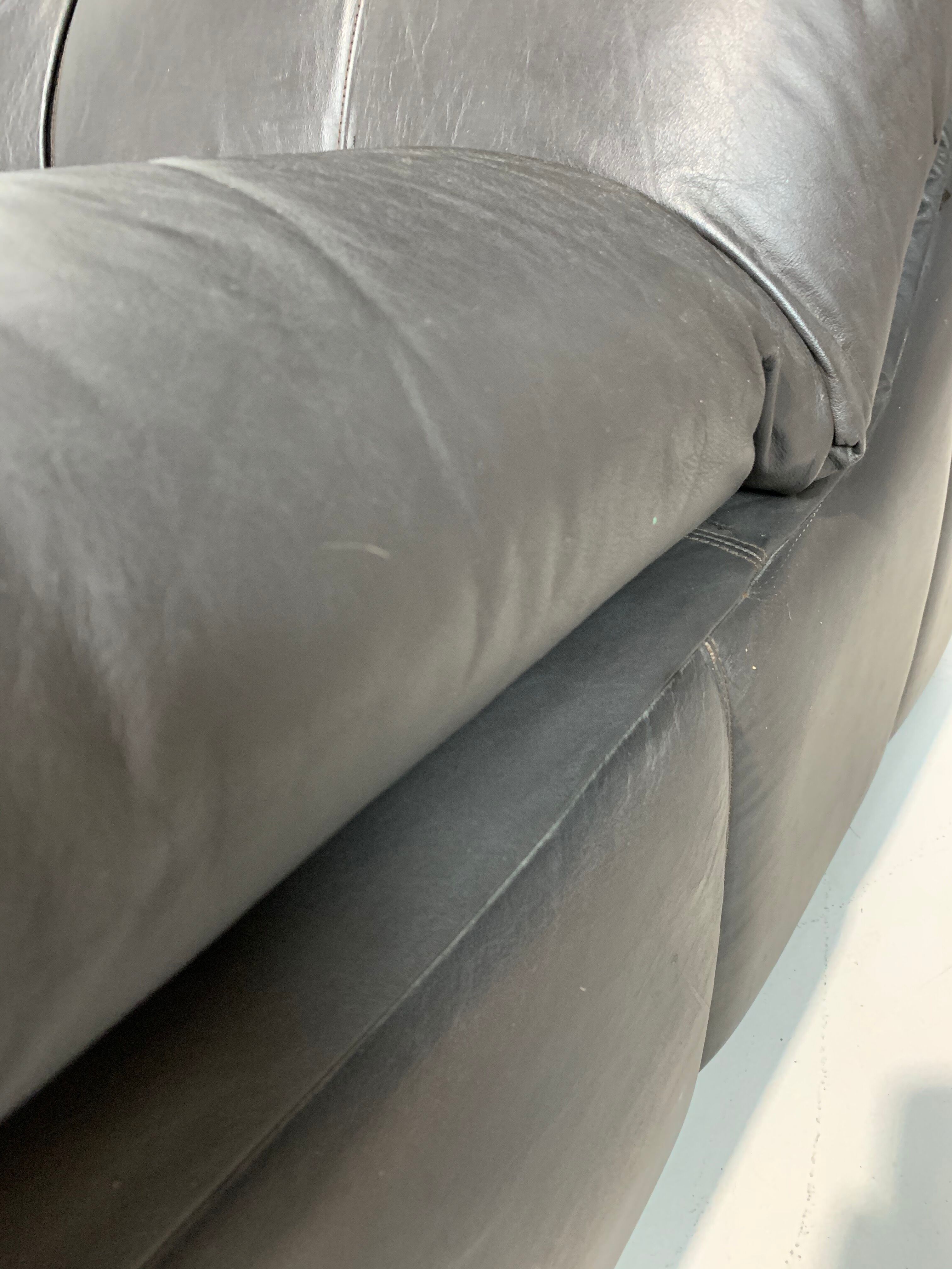 Brown leather heater