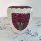 Art Deco vase, Jean Luce for Longwy, crackled glazed earthenware, 1930