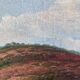 Antique original landscape oil painting, signed countryside art
