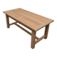 Table de ferme en chêne massif