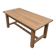 Table de ferme en chêne massif