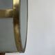 Vintage XL wall light, brass and frosted glass, France, 1920.