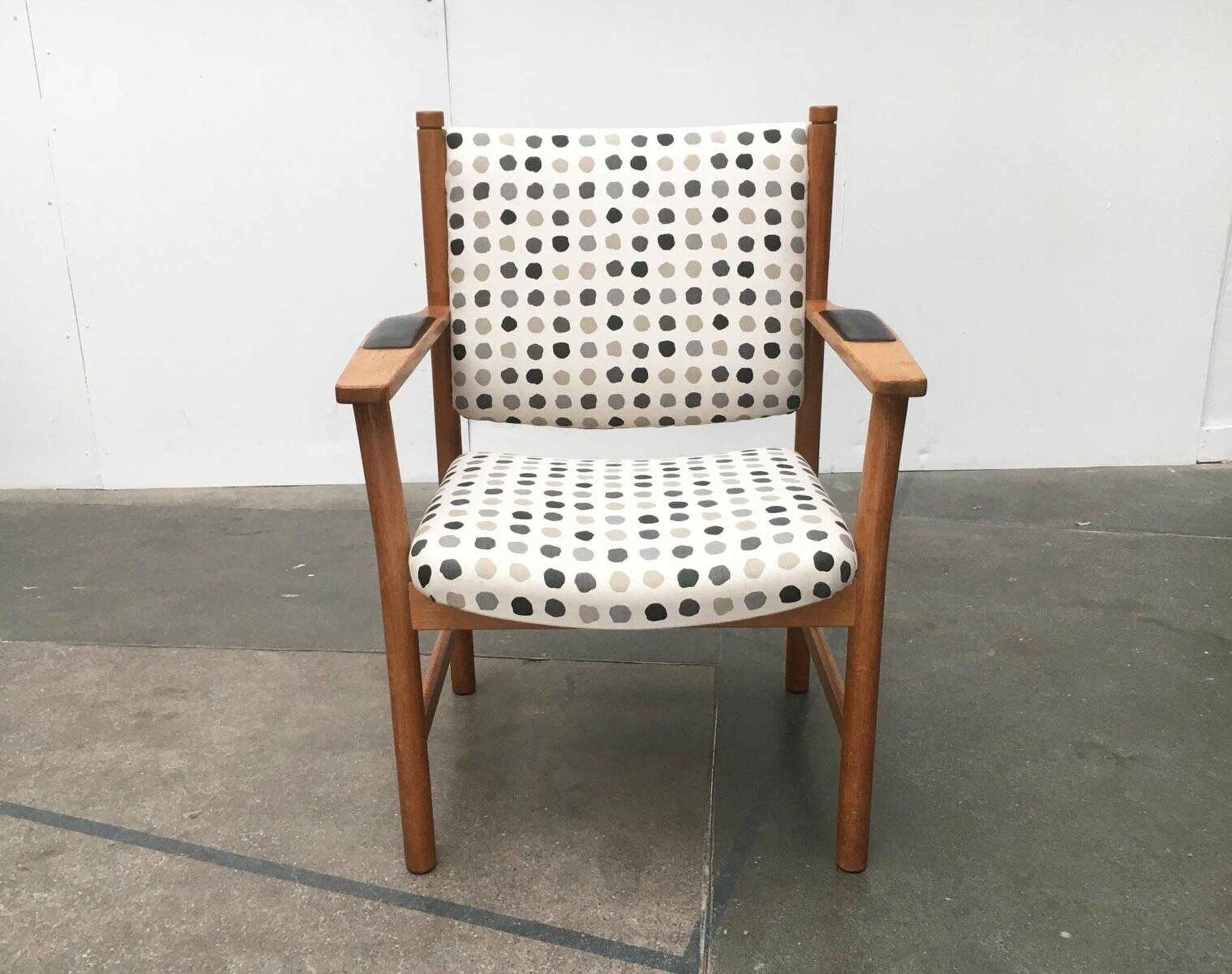 Set of mid-century Danish oak armchairs by Kurt Østervig.