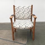 Set of mid-century Danish oak armchairs by Kurt Østervig.