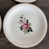 6 Amandinoise dessert plates