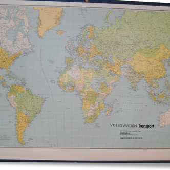 Map monde volkwagen